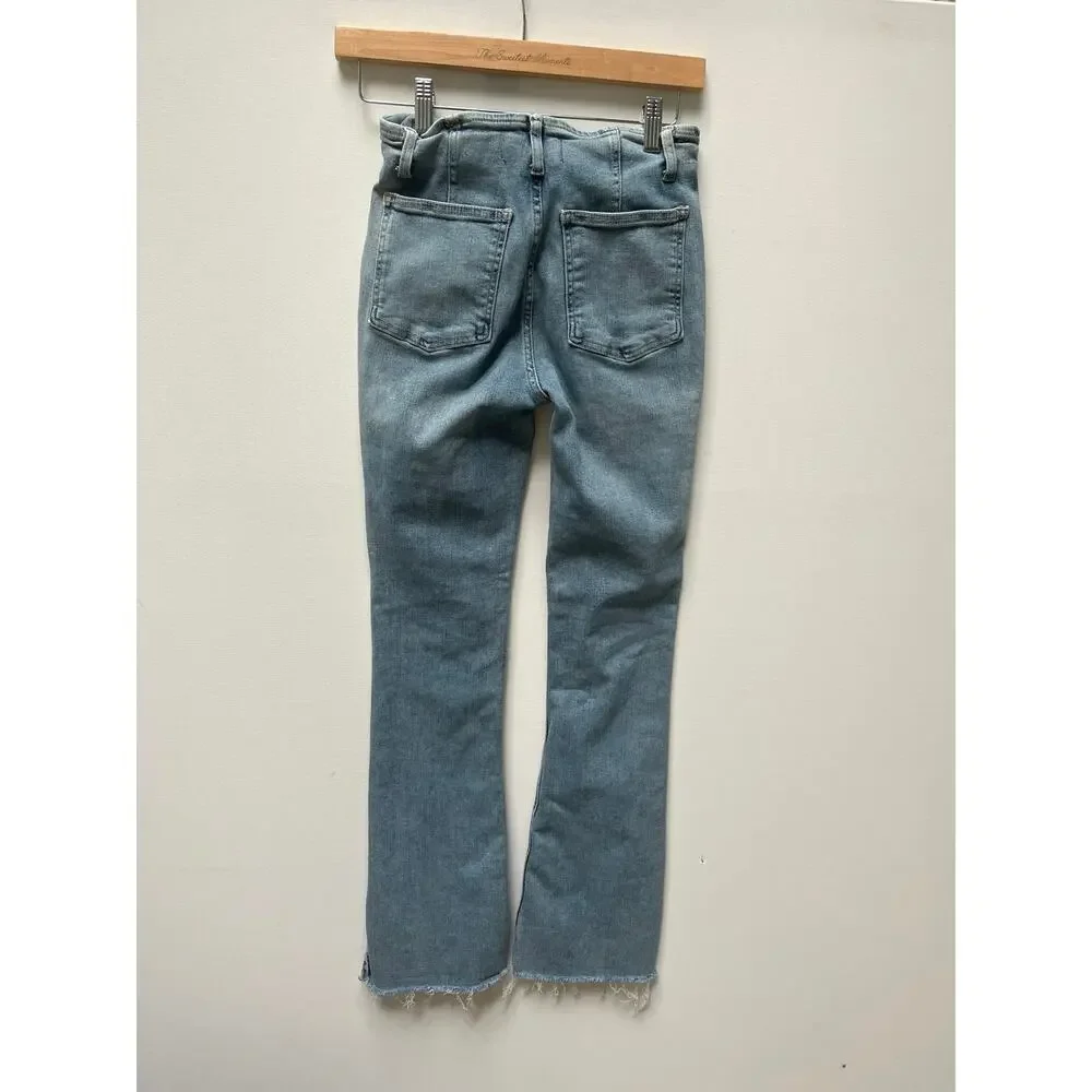 Free People We the free Denim level slit slim flare jeans Size 26